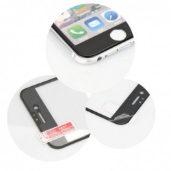 Verre trempé Galaxy A80 noir contour intégral 5D bords incurvés 9H