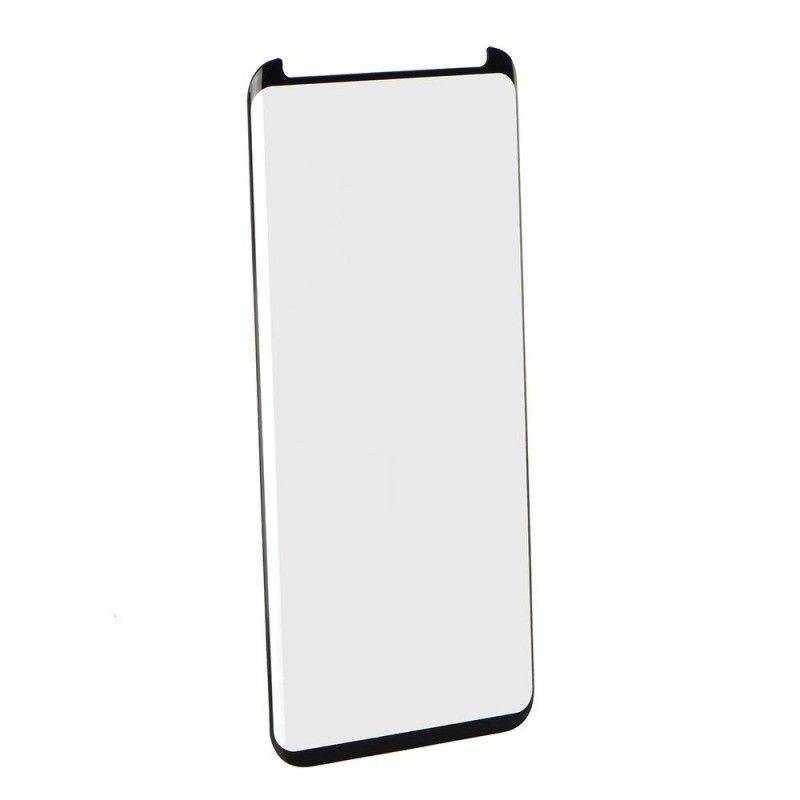 Verre trempé Galaxy S9 noir contour intégral 5D bords incurvés 9H