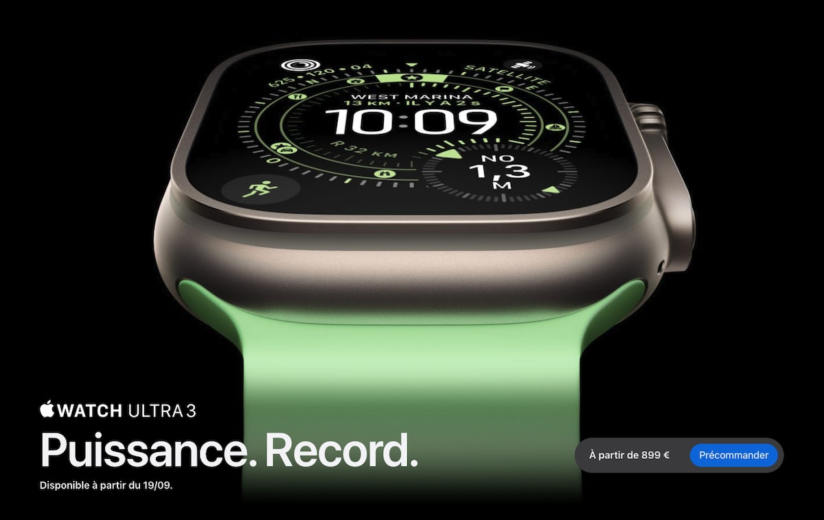 Apple Watch Ultra 3 : les nouveautés de la montre connectée 2025