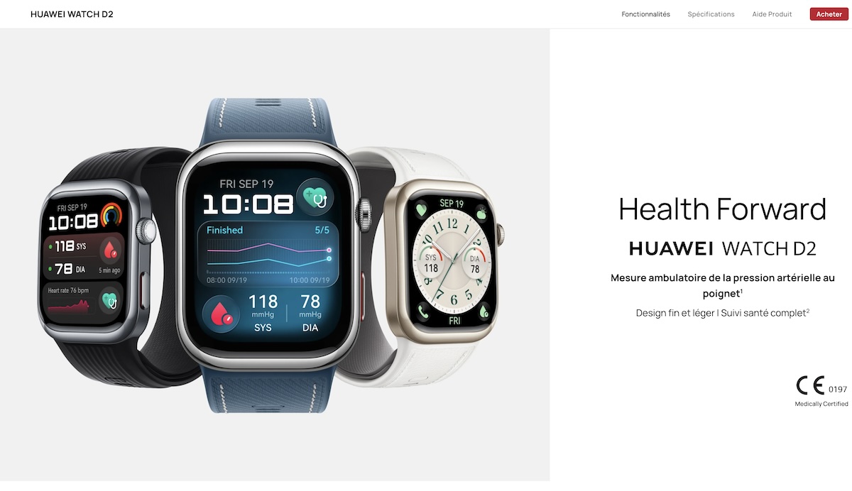 La Huawei Watch D2 : surveiller votre santé, même pendant votre sommeil