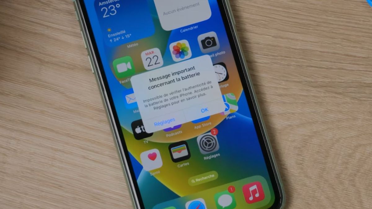 Message “pièce inconnue” après remplacement écran iPhone 13 - Protege-Ecran