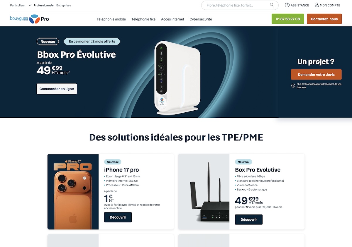 Bouygues Telecom couronné meilleur opérateur mobile par le baromètre nPerf 2025
