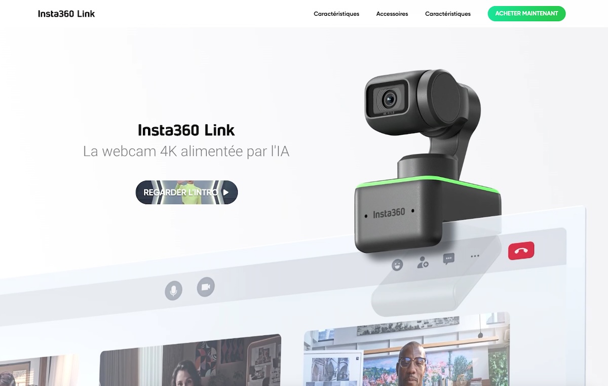 Insta360 webcams 4K IA : de nouvelles solutions pour les professionnels