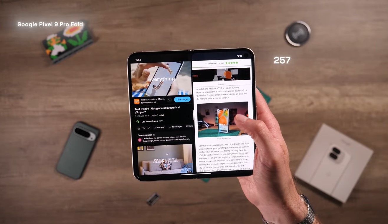 Google travaillerait sur un Pixel Fold plus fin que 5 mm une fois ...