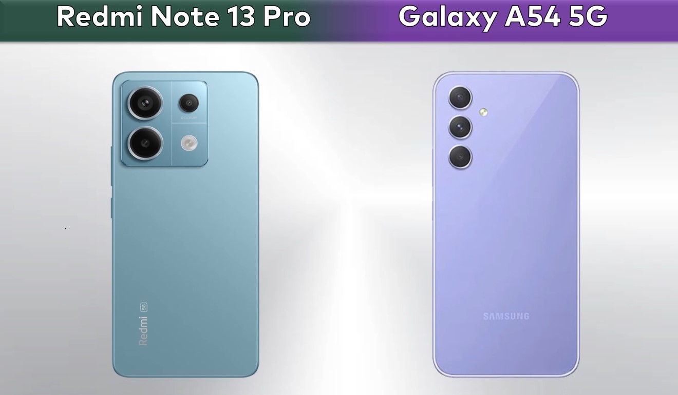 Redmi Note 13 Pro vs Samsung Galaxy A54 : le meilleur rapport qualité/prix